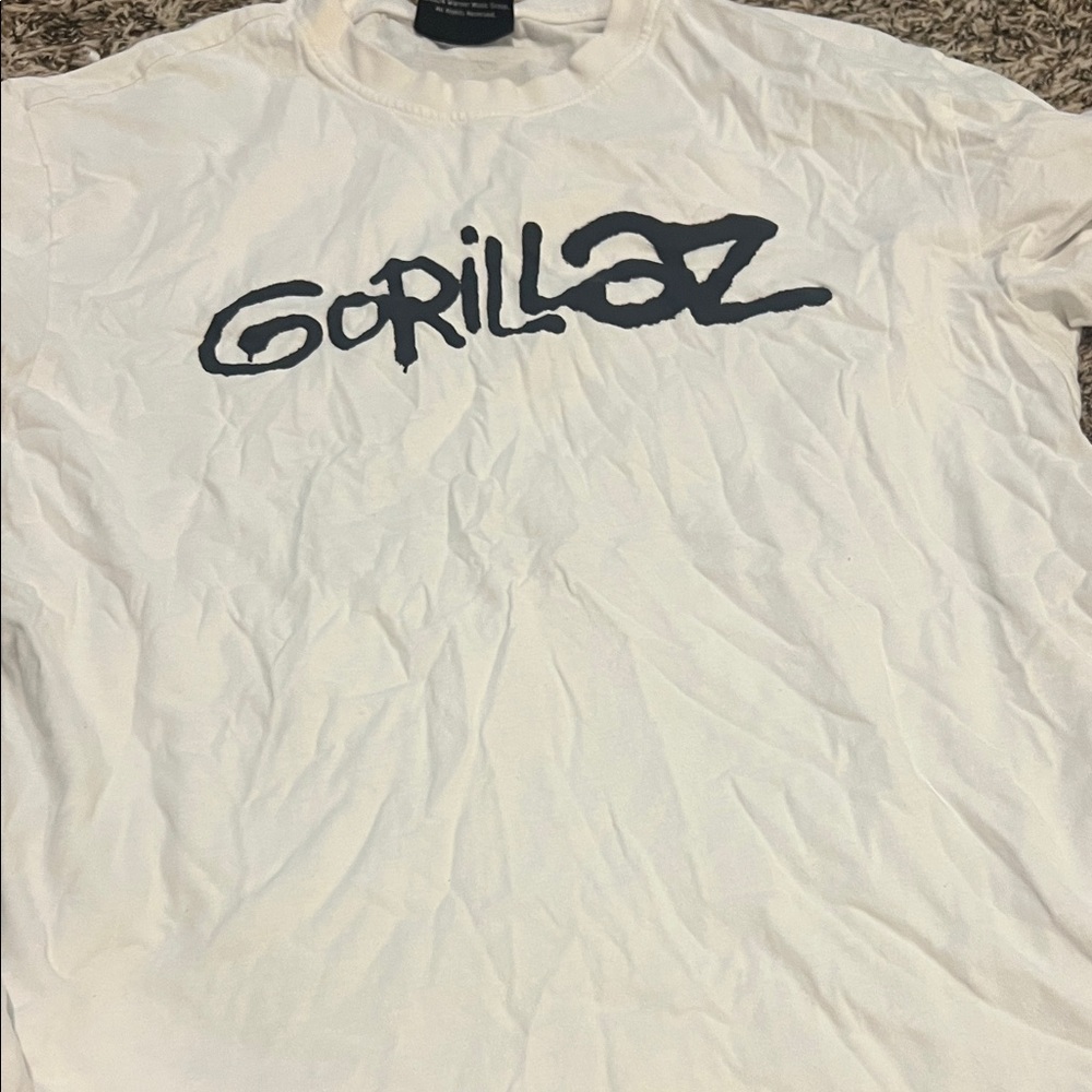 Gorillaz Men's White Graphic Tee